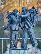 Pilgrim monument We are on the way by Jörg Heydemann in Coesfeld