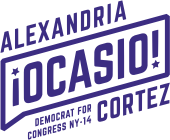 Logo kampanii kongresowej Ocasio-Corteza