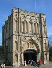 Abbeygate, et lokalt symbol for byen