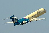 Eine Boeing 717-200 von AirTran Airways im Jahr 2006.