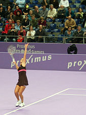 Ivanović's Aufschlag