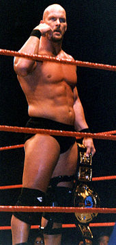 Austin durante il suo periodo come campione WWF