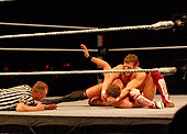Bryan anvender "Ja!" Lock på Ted DiBiase  