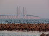 The Øresund Bridge between Denmark and Sweden is part of the Trans-European Networks
