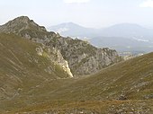 Southern Carpathians, Bucegi, in the background Schuler and Hohenstein, Eastern Carpathians