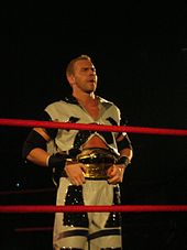 Christian durante il suo periodo come NWA World Heavyweight Champion nel 2006