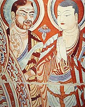 A West Asian and a Chinese monk, Bezeklik, 9th century.