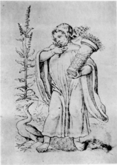 The month of May in the chronograph of 354 by the late antique calligrapher Filocalus.