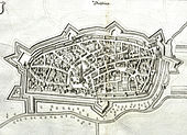 Duisburg 1647, copperplate engraving Matthäus Merian