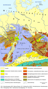 Surface geology of Germany