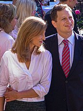 George Frederick Prince of Prussia, the head of the Brandenburg-Prussian Hohenzollern dynasty, with his wife Sophie (October 2011)