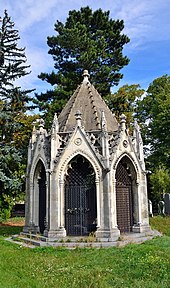Mausoleum at the old Jewish cemetery, Austria