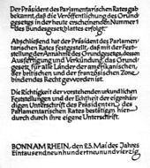 Proclamation