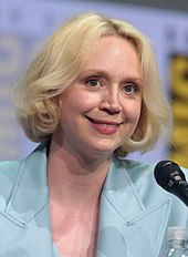 Gwendoline Christie at Comic-Con 2017.