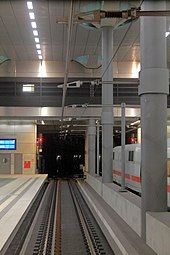 Slab track and overhead conductor rail