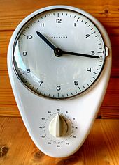 Kitchen clock with short time alarm (1956)
