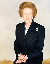 Porträt von Lady Thatcher