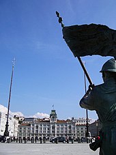 Piazza dell'Unità d'Italia with Monumento della Liberazione.