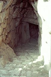 Entrance to the cistern