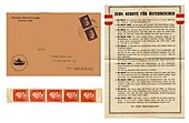 Fake OSS letter with content