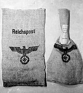 Fake mail bags dropped over mail trains by the OSS.