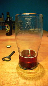 Modern pint-glass, "№ 2043" refers to Verrerie Cristallerie D'Arques, J G Durand &amp; CIE as manufacturer