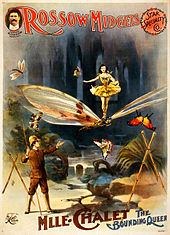 Rossow Midgets, tsirkuse plakat, 1897
