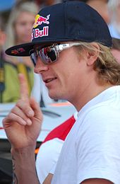 Kimi Räikkönen - kuvassa vuoden 2010 Saksan rallissa - ajoi kauden kolmanneksi Lotus F1:llä.