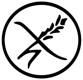 Symbol for gluten-free foodstuffs; registered trademark at the DPMA