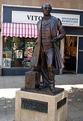 James Walter Butler: Thomas Cook Statue, Leicester, 1993