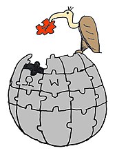 Caricature of a "fire vulture"