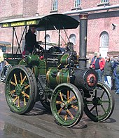 Steam tractor Lena from Wallis &amp; Steevens, year of construction 1905