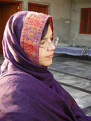 Duvaklı Pakistanlı Bir Kadın