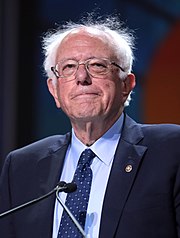 Sanders na Convenção do Partido Democrático da Califórnia de 2019 em Junho