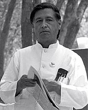 Cesar Chavez, jonka syntymäpäivää vietetään Yhdysvalloissa 31. maaliskuuta.  