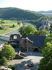 Udsigt fra Saarburg over Saar