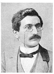 Lasker als junger Mann