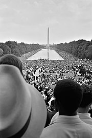 Pochod na Washington za práci a svobodu, kde Martin Luther King Jr. pronesl projev "Mám sen".
