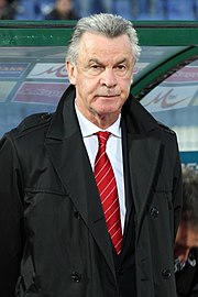 El entrenador Ottmar Hitzfeld condujo al Borussia Dortmund a su primer título de la Liga de Campeones de la UEFA en 1997  