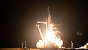 El 15 de noviembre, SpaceX Crew-1 despegó desde el Centro Espacial Kennedy convirtiéndose en el primer vuelo operativo tripulado de una nave espacial Crew Dragon