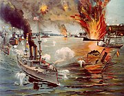 La batalla de la bahía de Manila en la guerra hispano-americana  