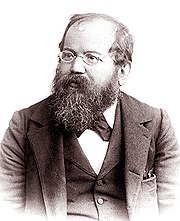 Wilhelm Steinitz, den Lasker bei den Weltmeisterschaftsspielen 1894 und 1896 schlug