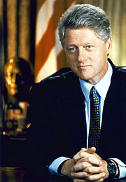 Bill Clinton byl prezidentem v 90. letech.