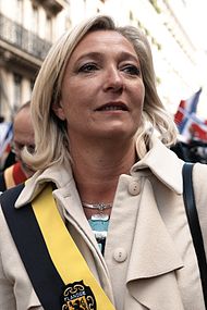 Marine Le Pen, vodja stranke od leta 2011 do 2017.