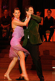 Een sociale tango op een liefdadigheidsevenement  