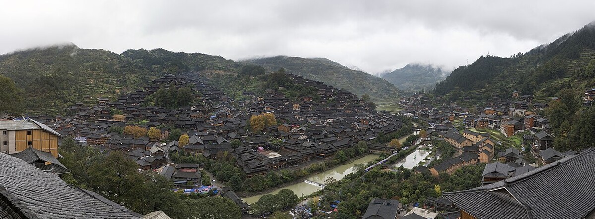 Xijiang, en kommun med Miao-majoritet i Guizhou