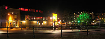 City centre with the Saluhallen market hall
