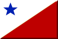 The flag of FK Vojvodina.