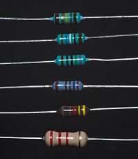 6 resistencias diferentes  