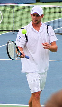 Andy Roddick enne serveerimist